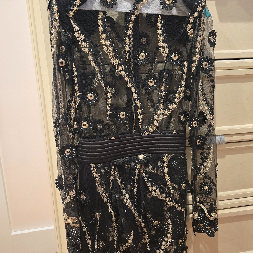 Zhivago Raise Your Hand Embellished Midi Dress
